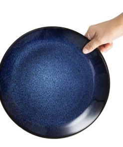 Olympia Luna Midnight Blue Coupe Plate 255mm Pack of 4 (DZ778)