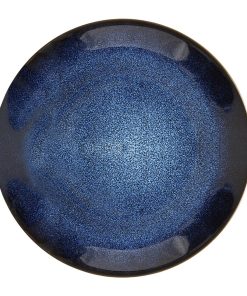 Olympia Luna Midnight Blue Coupe Plates 205mm Pack of 4 (DZ779)