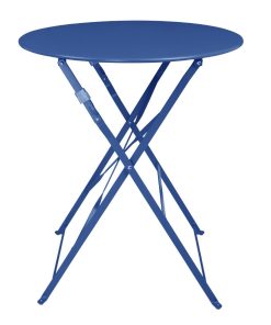 Bolero Perth Pavement Style Round Table Dark Navy (DZ875)