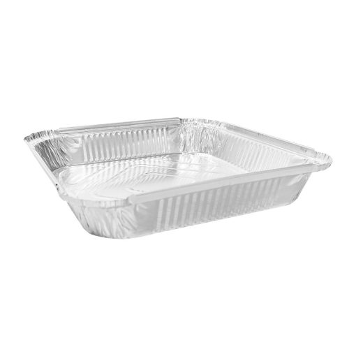 Fiesta Recyclable Shallow Foil Containers 1580ml Pack of 200 (DZ893)