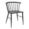 Bolero Harrowdene Black Spindle Chairs Pack of 2 (FU527)