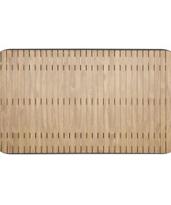 Bolero Santorini Rectangular Table Wood Effect 1400mm (FU536)