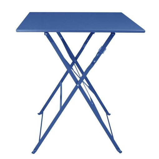 Bolero Perth Pavement Style Square Table Dark Navy (FU540)