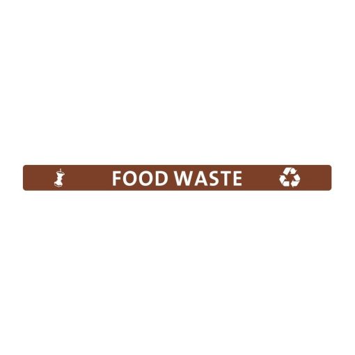 Jantex Slim Bin Lid Food Waste Label (FX195)