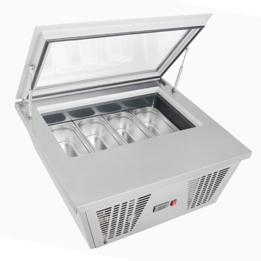 Polar G-Series Countertop Ice Cream Freezer 4x Napoli Pans (GK068)