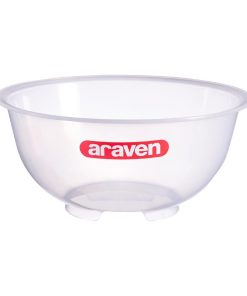 Araven Polypropylene Mixing Bowl Transparent 7Ltr (GL978)