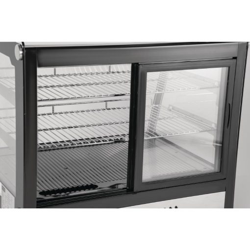 Polar G-Series Energy Efficient Countertop Food Display Fridge Black 160Ltr (GP291)