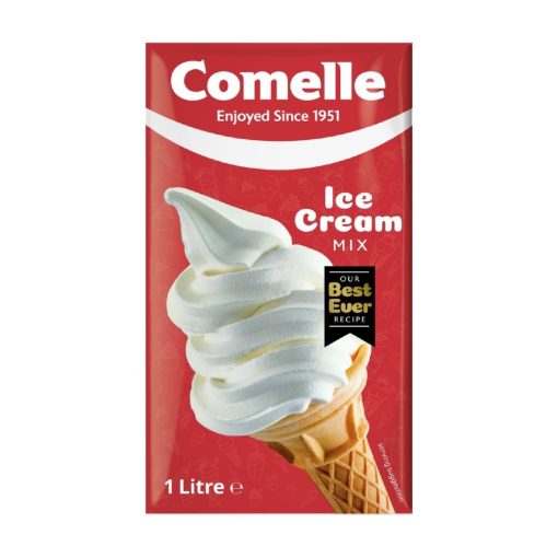 Comelle Vanilla Ice Cream Mix 1Ltr Pack of 12 (HN934)