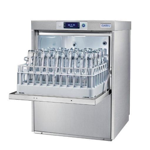 Classeq Glasswasher C400WS with Integrated Water Softener 13A Single Phase (HR954)