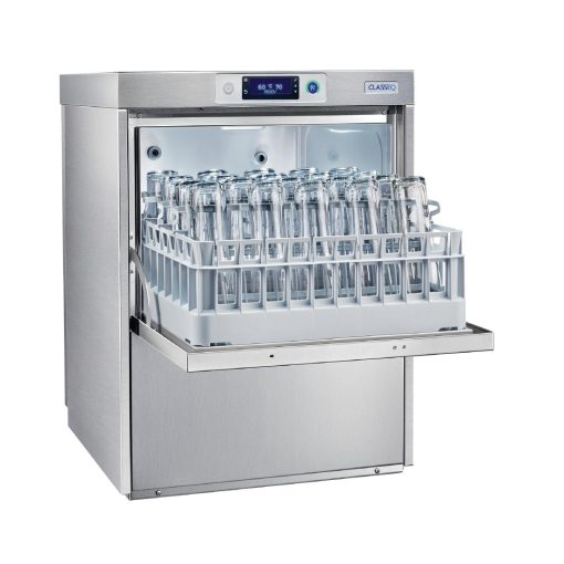 Classeq Glasswasher C400WS with Integrated Water Softener 13A Single Phase (HR954)