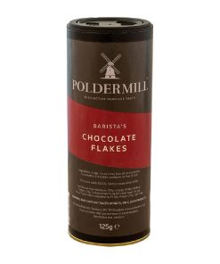 Poldermill Dark Chocolate Flakes Shaker Drum 125g (HT321)