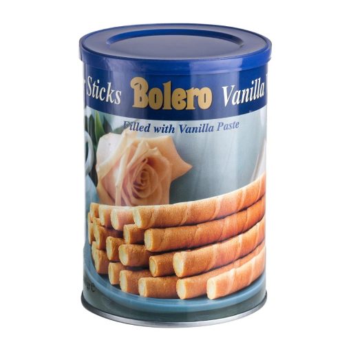 Bolero Vanilla Wafer Sticks Tin 400g (HT334)