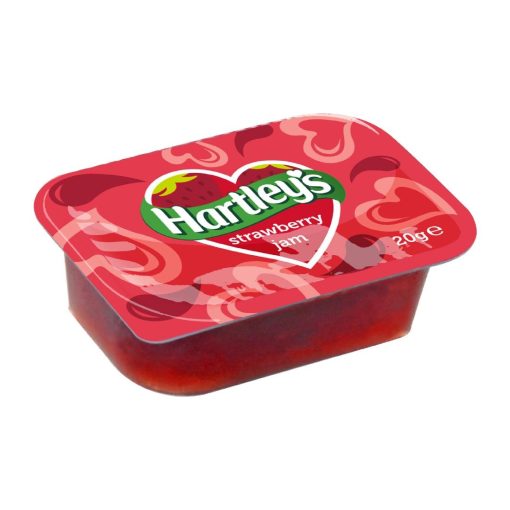 Hartleys Strawberry Jam 20g Pack of 100 (HT347)