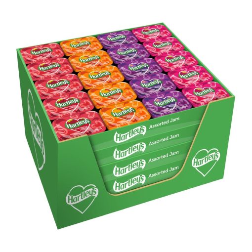 Hartleys Assorted Fruit Jams 20g Pack of 100 (HT348)