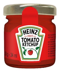 Heinz Tomato Ketchup Mini Glass Jars 39g Pack of 80 (HT402)