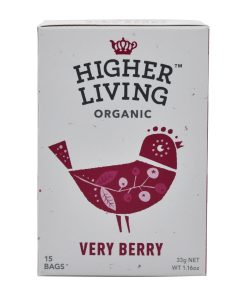 Higher Living Very Berry Organic Teabags Pack of 60 (HT796)