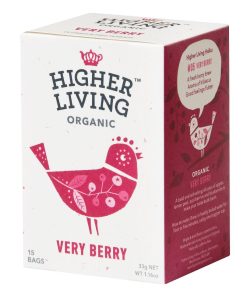 Higher Living Very Berry Organic Teabags Pack of 60 (HT796)