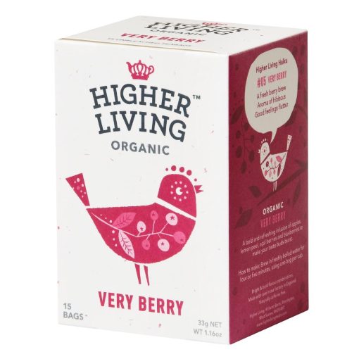 Higher Living Very Berry Organic Teabags Pack of 60 (HT796)