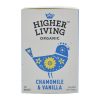 Higher Living Chamomile and Vanilla Organic Teabags Pack of 60 (HT797)