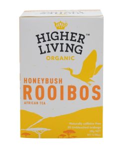 Higher Living Rooibos Honeybush Organic Teabags Pack of 80 (HT799)