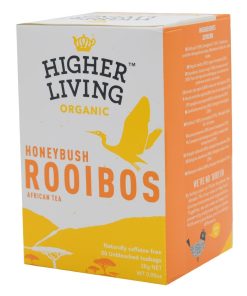 Higher Living Rooibos Honeybush Organic Teabags Pack of 80 (HT799)