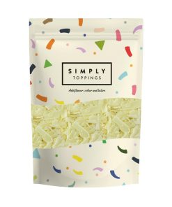Simply Toppings White Chocolate Flakes 300g (HT870)