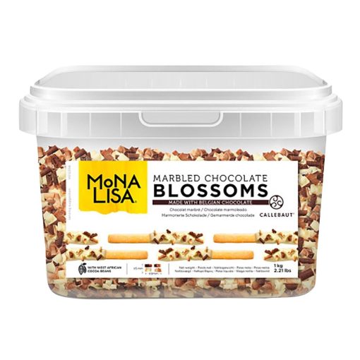 Mona Lisa Marbled Chocolate Blossoms 1kg (HU146)