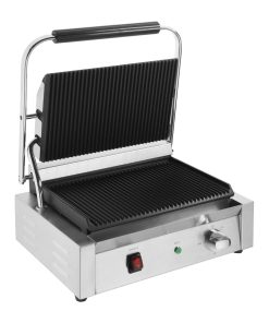 Buffalo Bistro Large Ribbed Contact Grill (CU602)