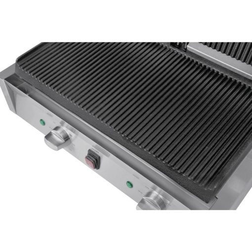 Buffalo Bistro Double Ribbed Contact Grill (CU604)