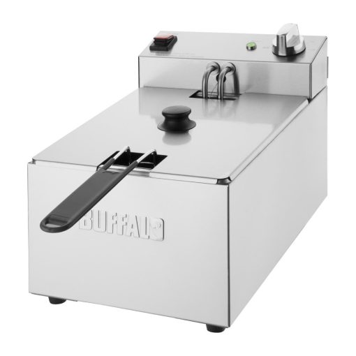 Buffalo Single Tank Single Basket 5Ltr Countertop Fryer 2-8kW (CU616)