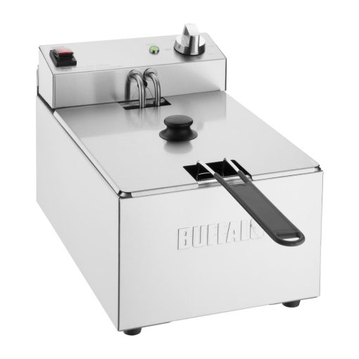 Buffalo Single Tank Single Basket 5Ltr Countertop Fryer 2-8kW (CU616)