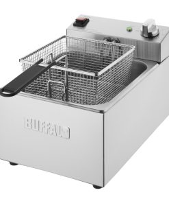 Buffalo Single Tank Single Basket 5Ltr Countertop Fryer 2-8kW (CU616)