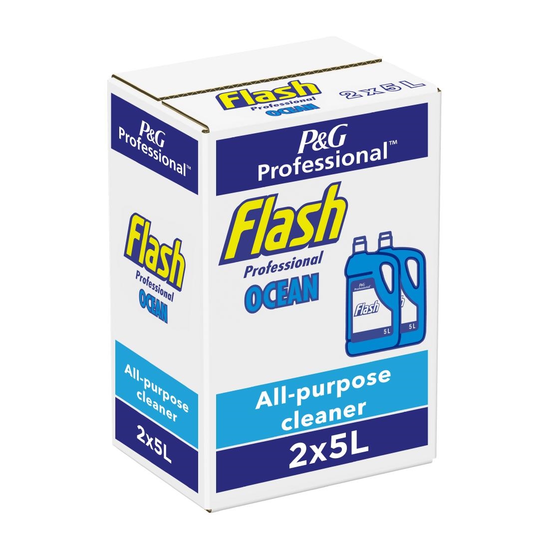 Flash Professional All-Purpose Cleaner Ocean Pack of 2 x 5Ltr (DX550)