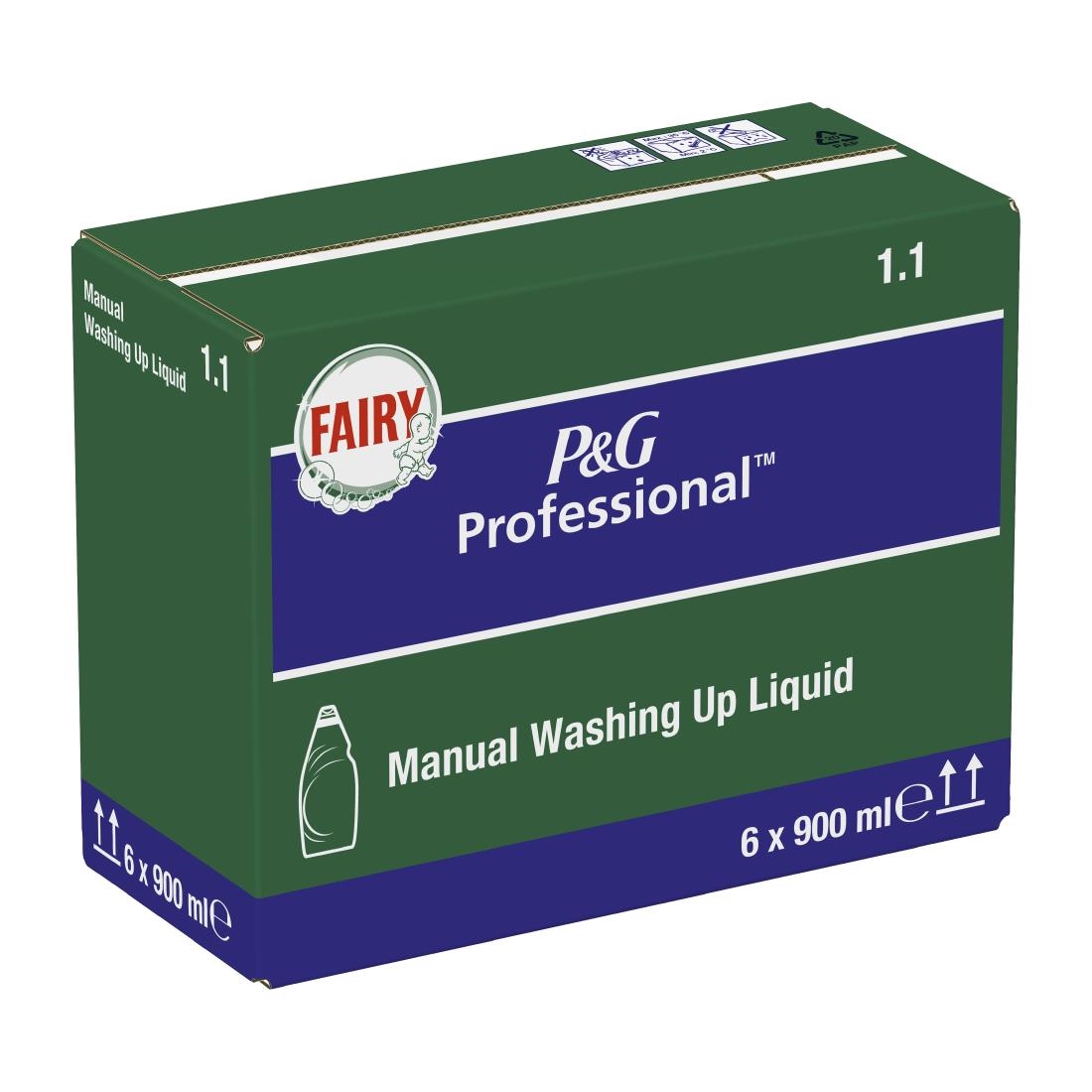 Fairy Professional 1-1 Washing Up Liquid Original 900ml Pack of 6 (DX558)