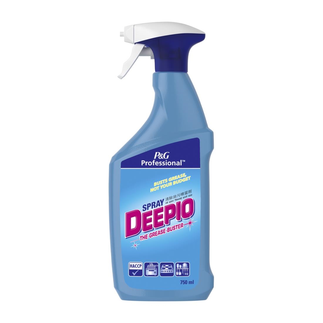 Deepio Professional Kitchen Degreaser Spray 750ml Pack of 6 (DX561)