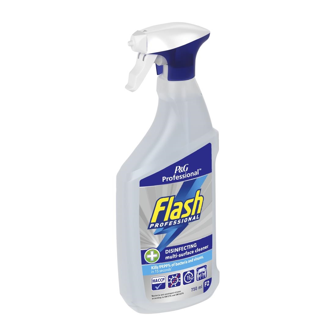 Flash Professional Disinfecting Multi-Surface Cleaning Spray 750ml Pack of 6 (DX566)