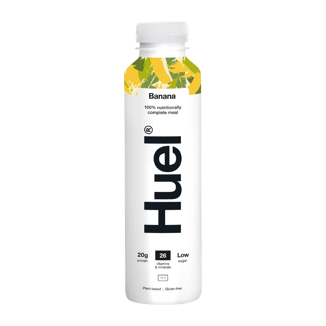 HUEL 100 Nutritionally Complete Meal Drink - Banana 500ml Pack of 8 (HS543)