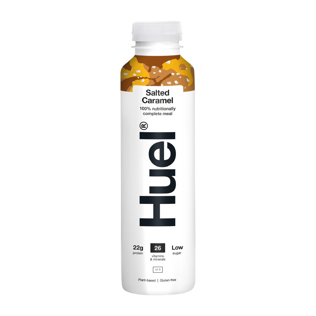HUEL 100 Nutritionally Complete Meal Drink - Salted Caramel 500ml Pack of 8 (HS544)