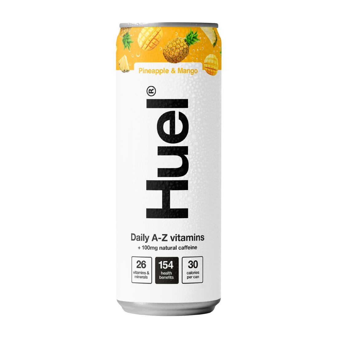 HUEL A-Z Vitamin Drink - Pineapple and Mango Pack of 12 (HS549)