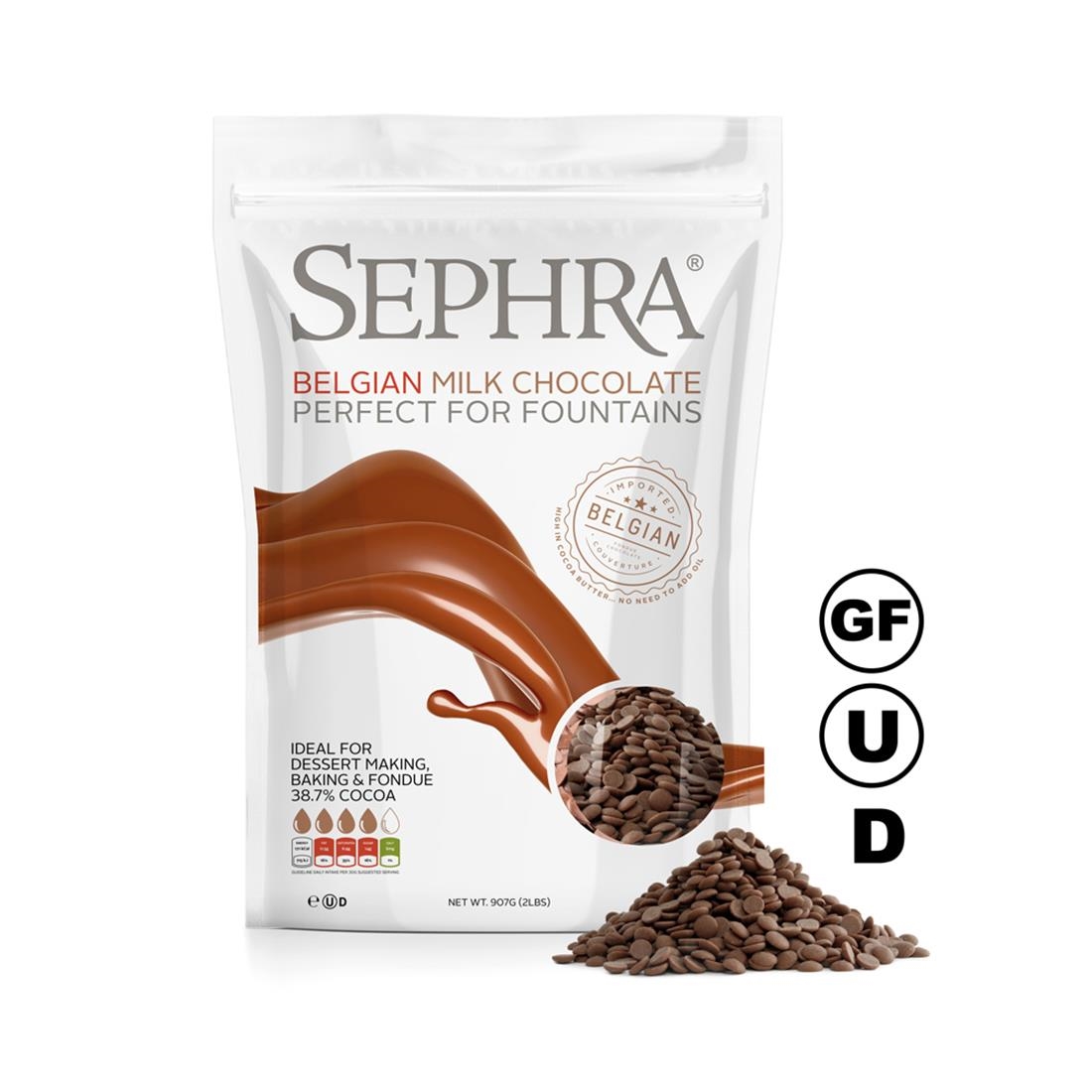 Sephra Luxury Belgian Milk Chocolate 907g (HU101)
