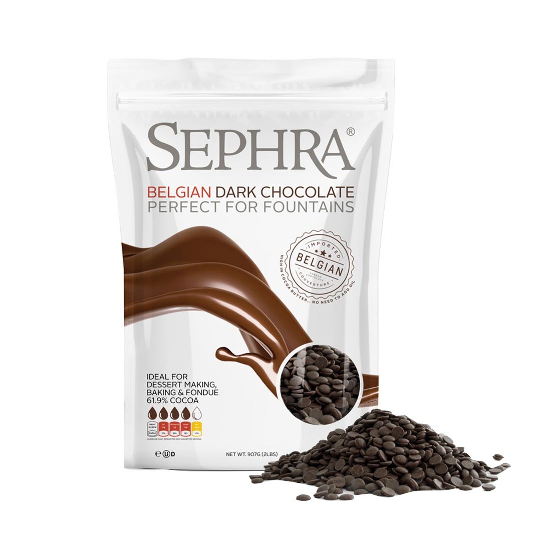 Sephra Luxury Belgian Dark Chocolate 2-5kg (HU102)