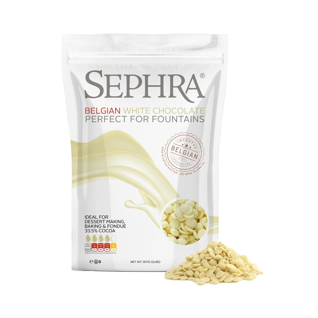 Sephra Luxury Belgian White Chocolate 2-5kg (HU104)