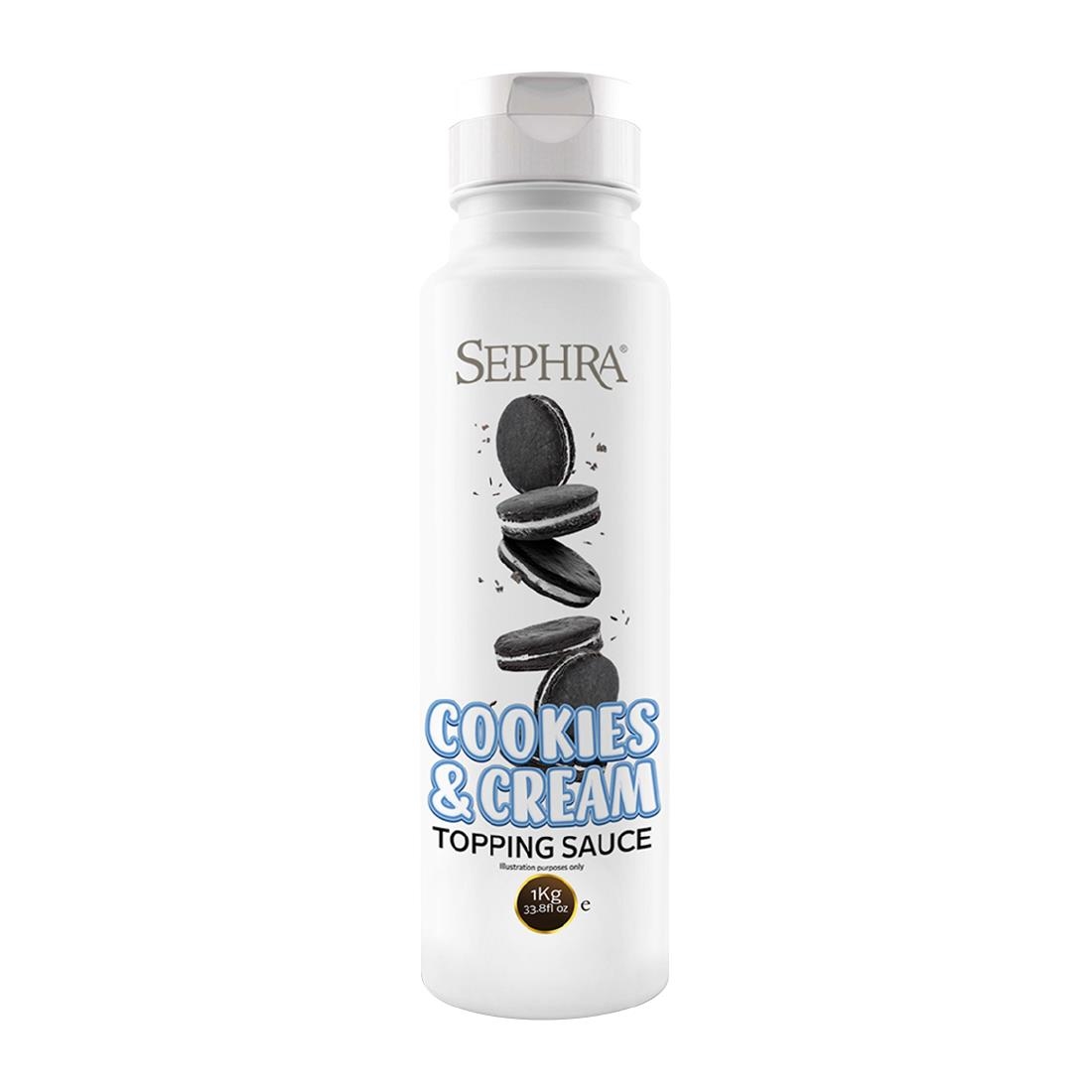 Sephra Cookies and Cream Topping Sauce 1kg (HU115)