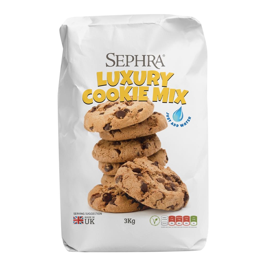 Sephra Cookie Dough Mix 3kg Pack of 4 (HU132)