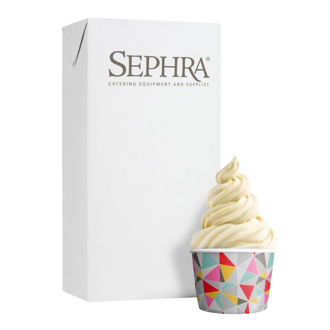 Sephra Vanilla Ice Cream Mix 1Ltr Pack of 12 (HU133)