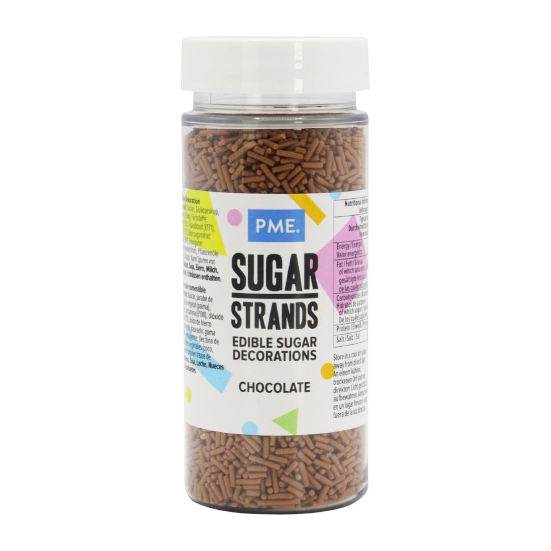PME Chocolate Sugar Strands 80g (HU225)