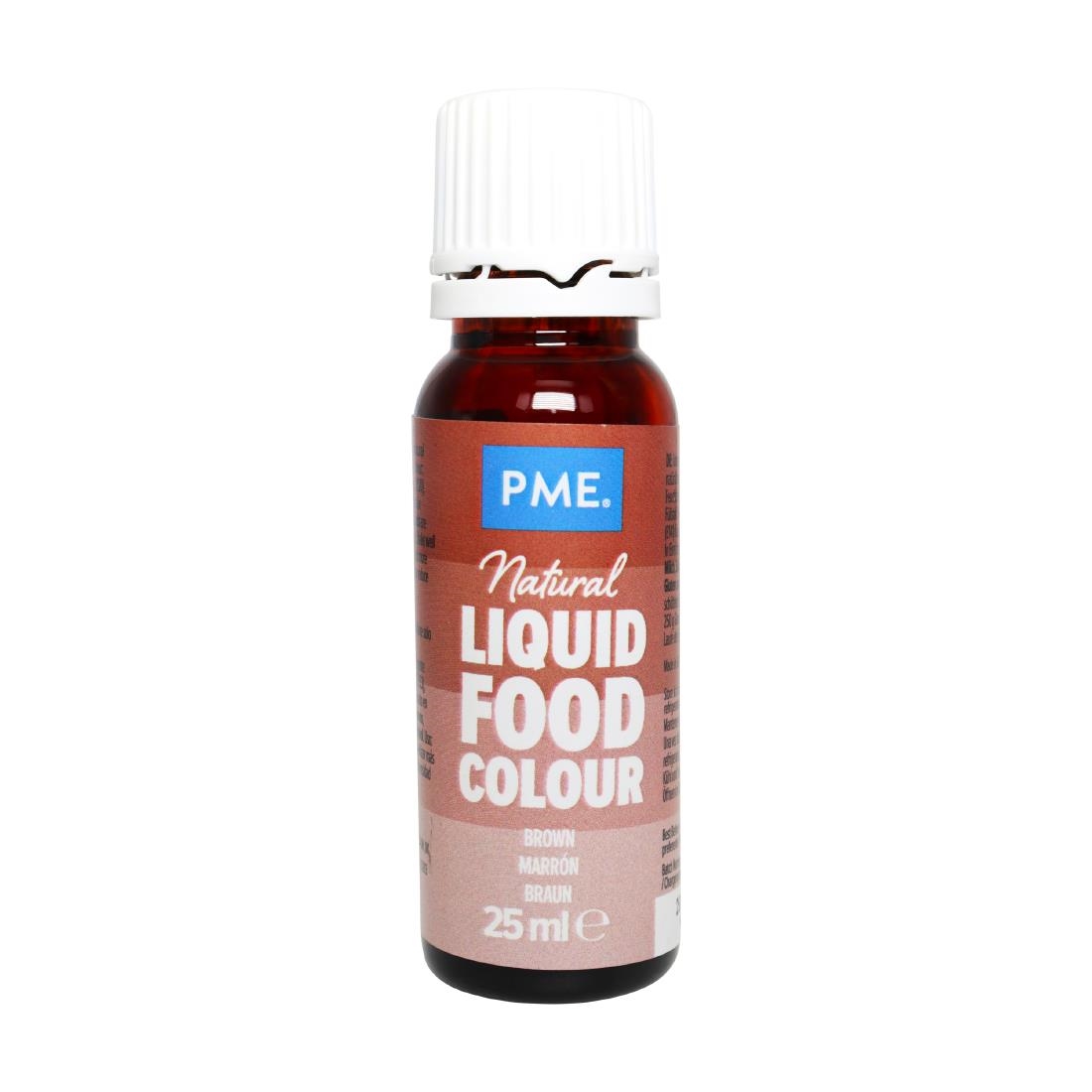 PME 100 Natural Food Colour - Brown 25g (HU270)