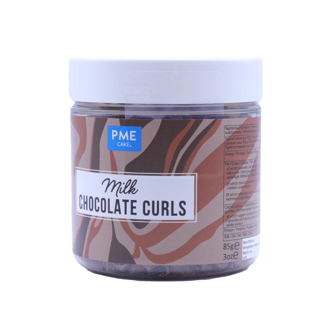 PME Chocolate Curls Milk Chocolate 85g (HU282)