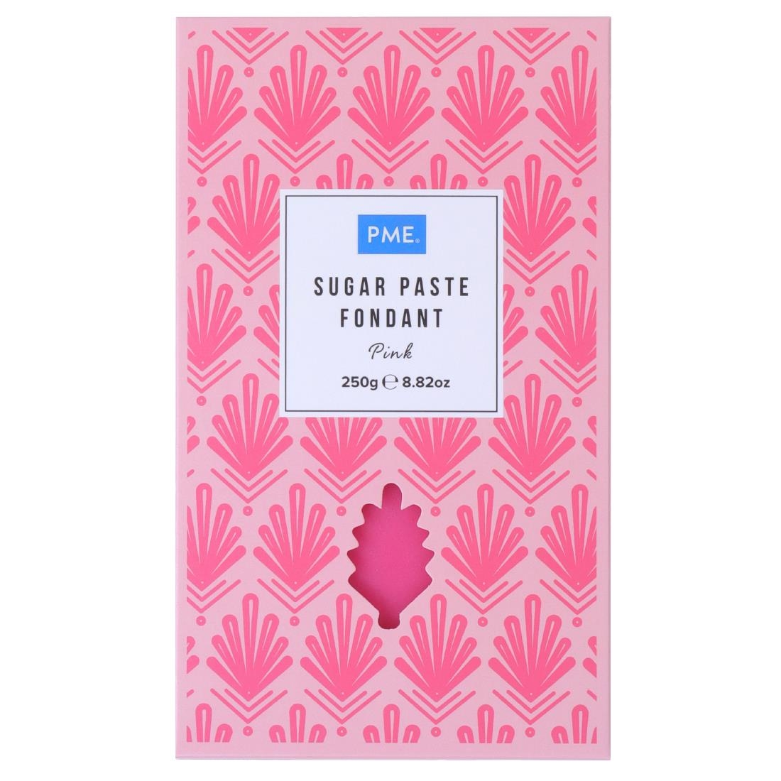 PME Sugar Paste Fondant Pink 250g (HU302)