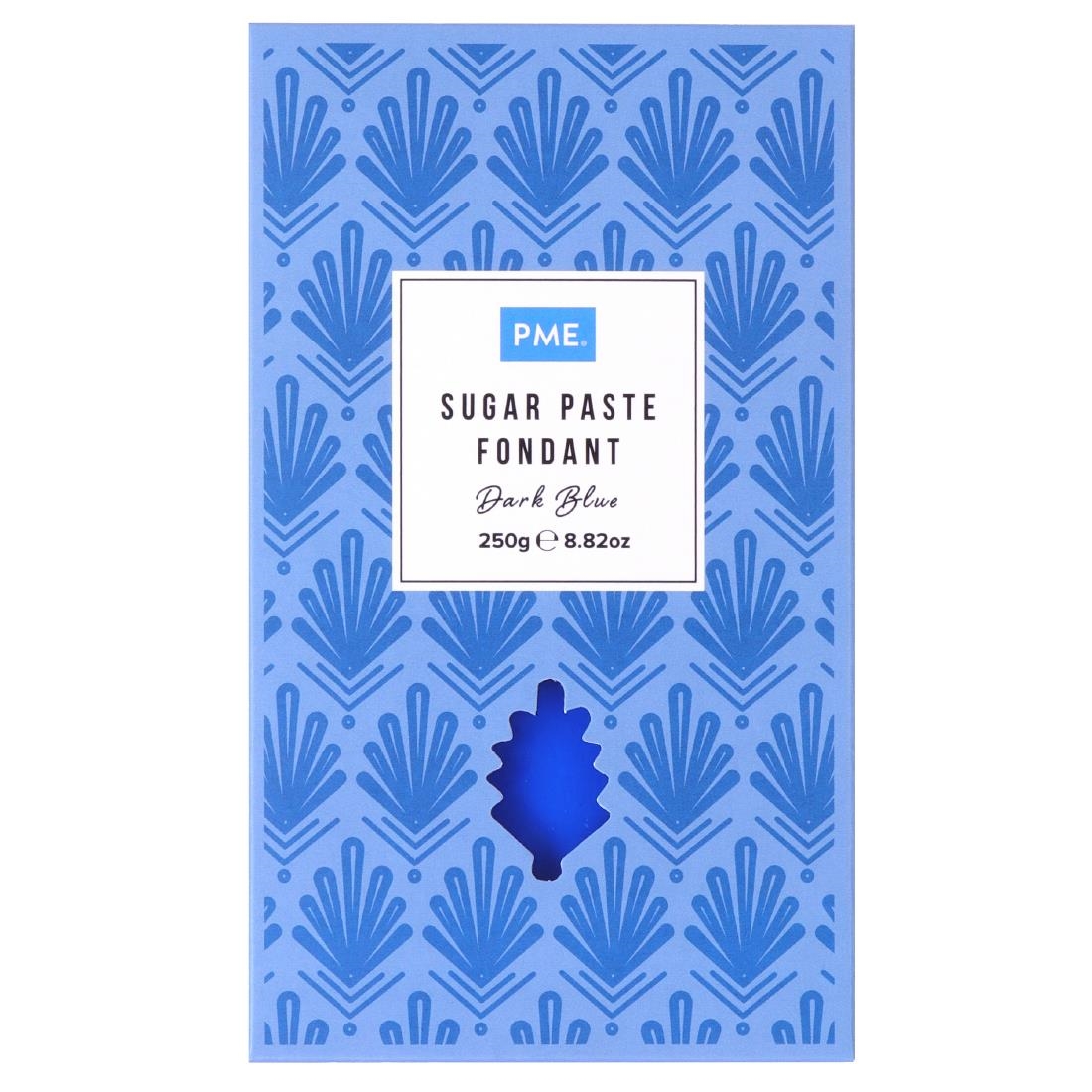 PME Sugar Paste Fondant Dark Blue 250g (HU305)